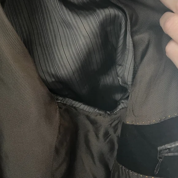 Eres Cashmere Coat Minimalist Luxury Overcoat Black Sz 64 - Picture 9 of 14